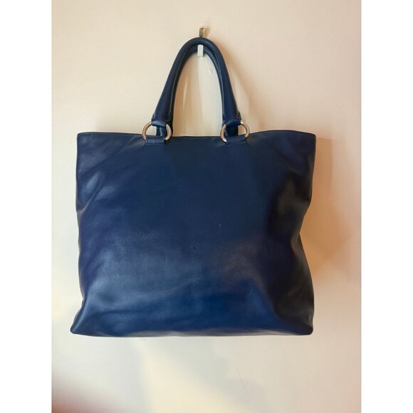 Prada Dark Blue Large Handbag - Picture 2 of 4
